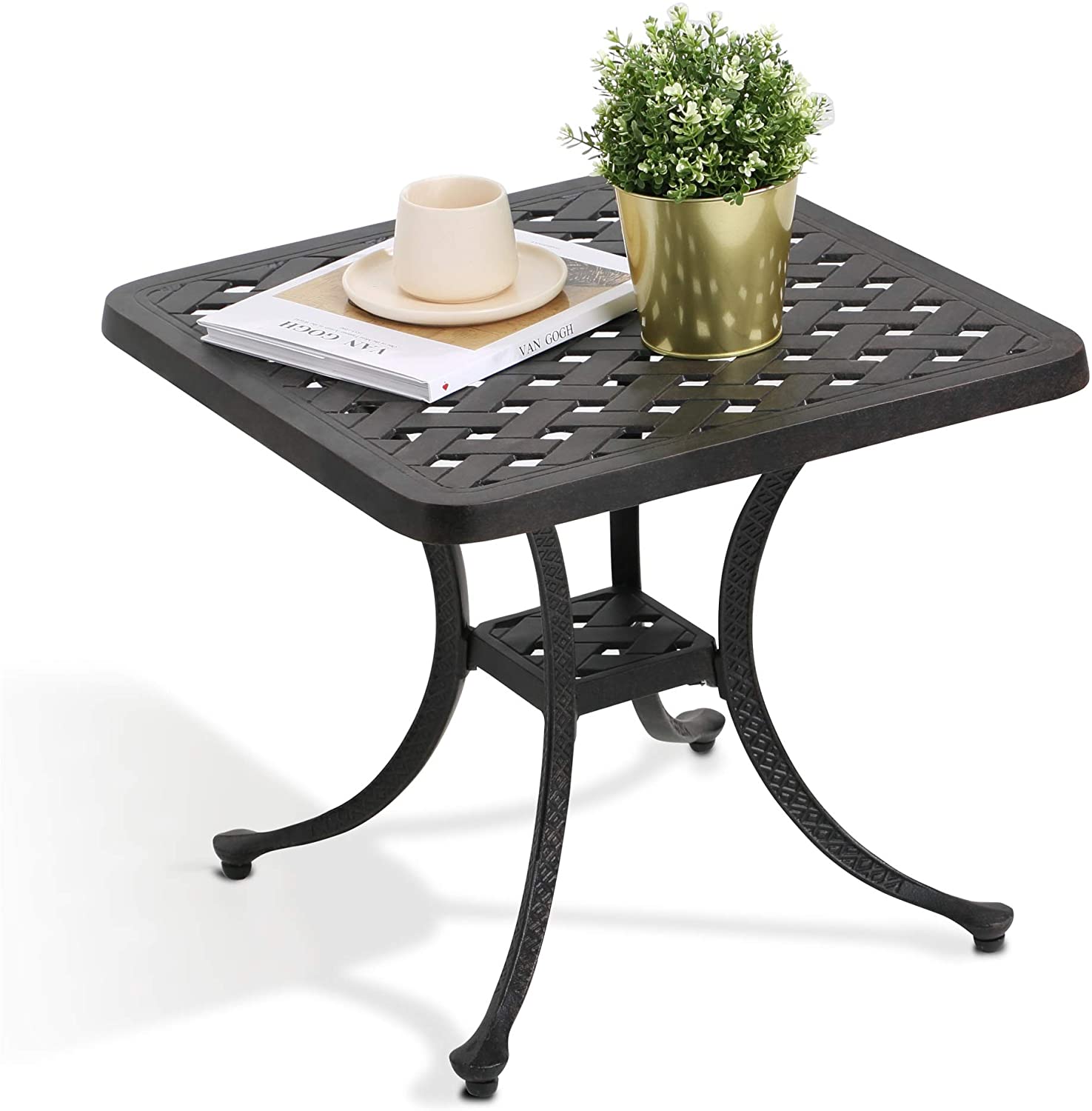 La mejor lista de mesa auxiliar jardin para comprar